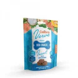 Calibra Dog Verve Crunchy Snack Łosoś i owady 150g